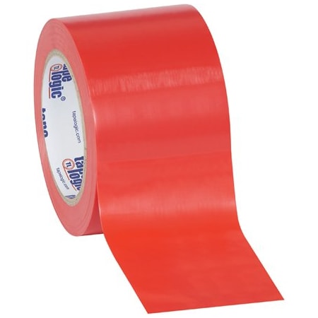 Tape Logic 3'' x 36 yds. Red Tape Logic Solid Vinyl Safety Tape, 3PK T93363PKR
